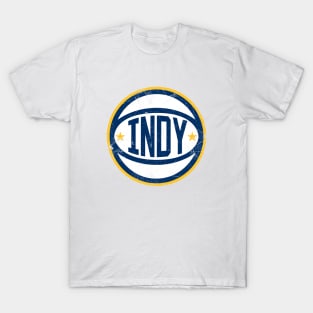 Indy Retro Ball - White T-Shirt
